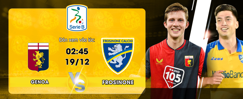 Link xem trực tiếp Genoa vs Frosinone