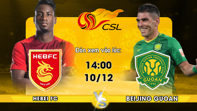 Link xem trực tiếp Hebei FC vs Beijing Guoan