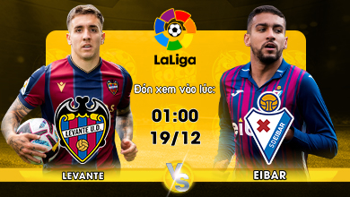 Link xem trực tiếp Levante vs Eibar