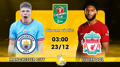 Link xem trực tiếp Manchester City vs Liverpool