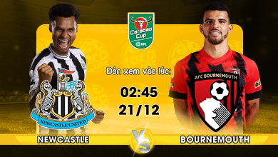 Link xem trực tiếp Newcastle vs Bournemouth