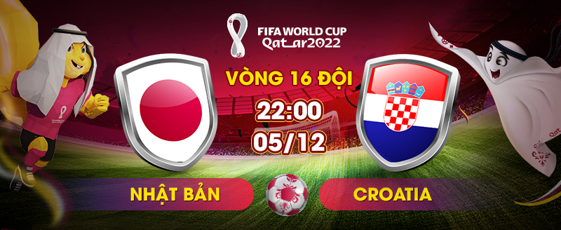 Link xem trực tiếp Nhật Bản vs Croatia