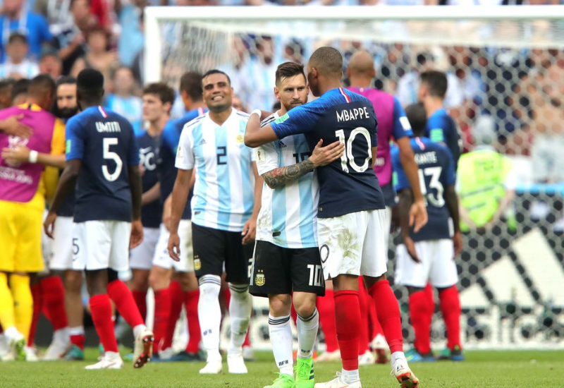 Pháp từng đánh bại Argentina ở World Cup 2018