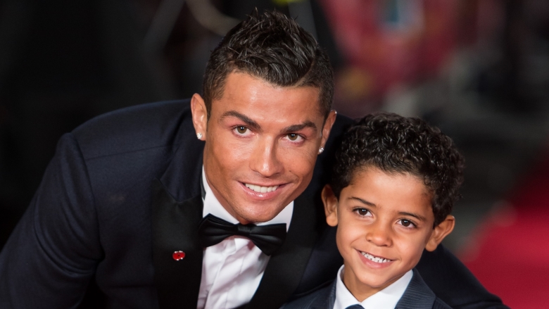 Ronaldo và cậu con trai cả Ronaldo Jr