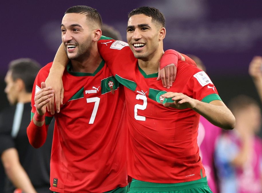 Sự trở lại lần này của Ziyech đã giúp đội tuyển Ma Rốc lọt vào bán kết World Cup 2022