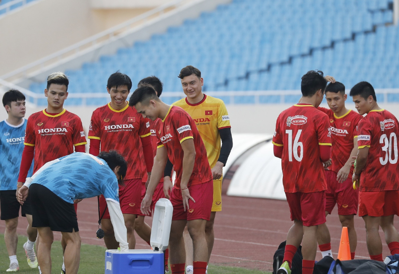 Văn Hậu cùng đội tuyển Việt Nam chuẩn bị chinh phục AFF Cup 2022