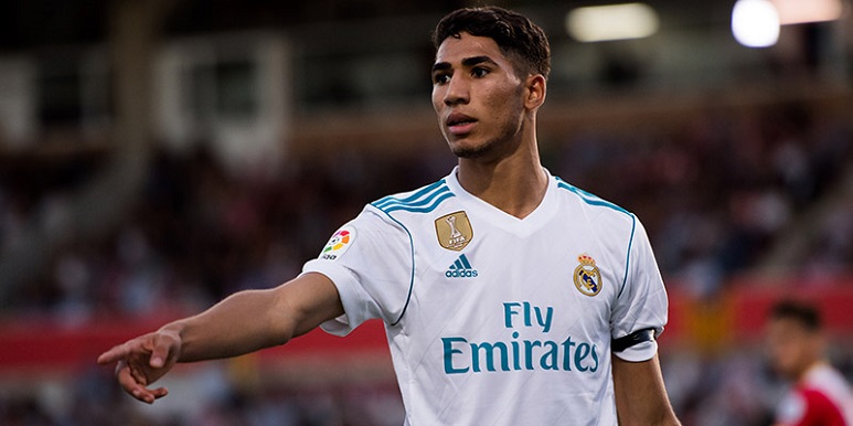 Achraf Hakimi khoác áo Real Madrid