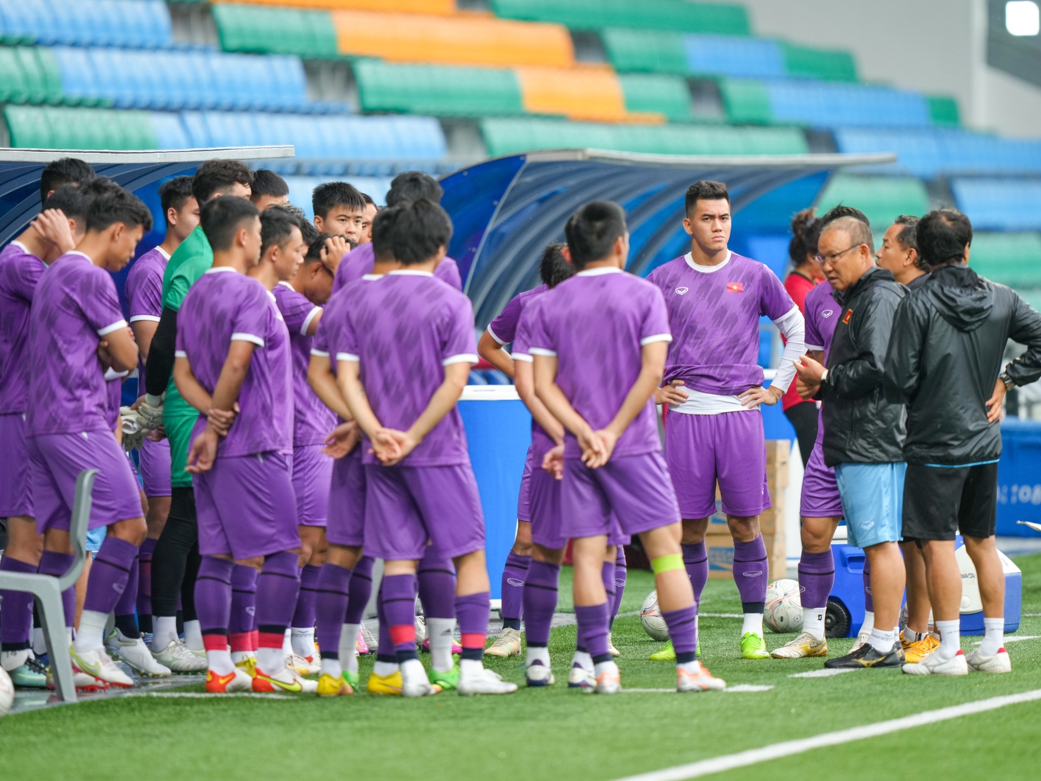 Thầy trò HLV Park chuẩn bị gì trước thềm trận đấu với ĐT Singapore tại AFF Cup 2022