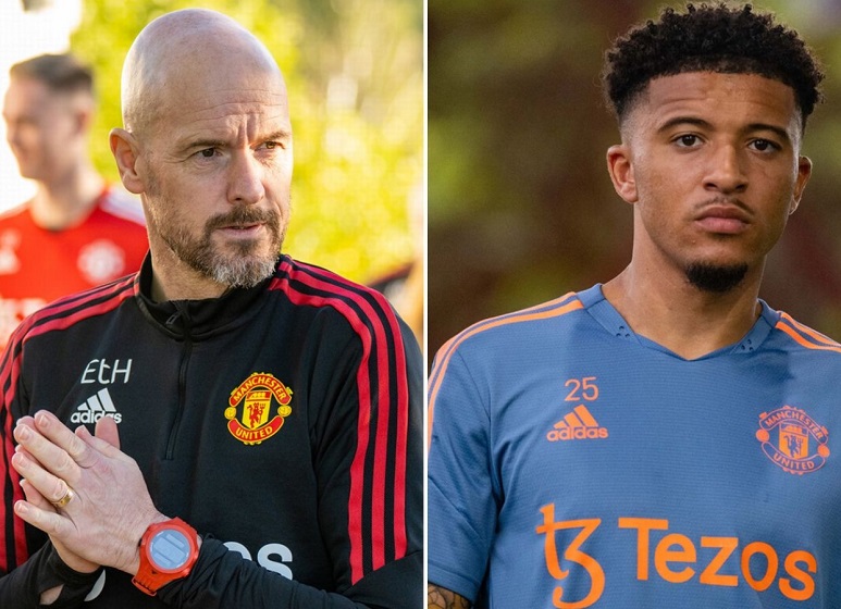 Huấn luyện viên ten Hag sẽ làm gì khi thiếu Jadon Sancho