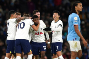 Man City bị Tottenham chọc thủng lưới 2 lần trong hiệp 1