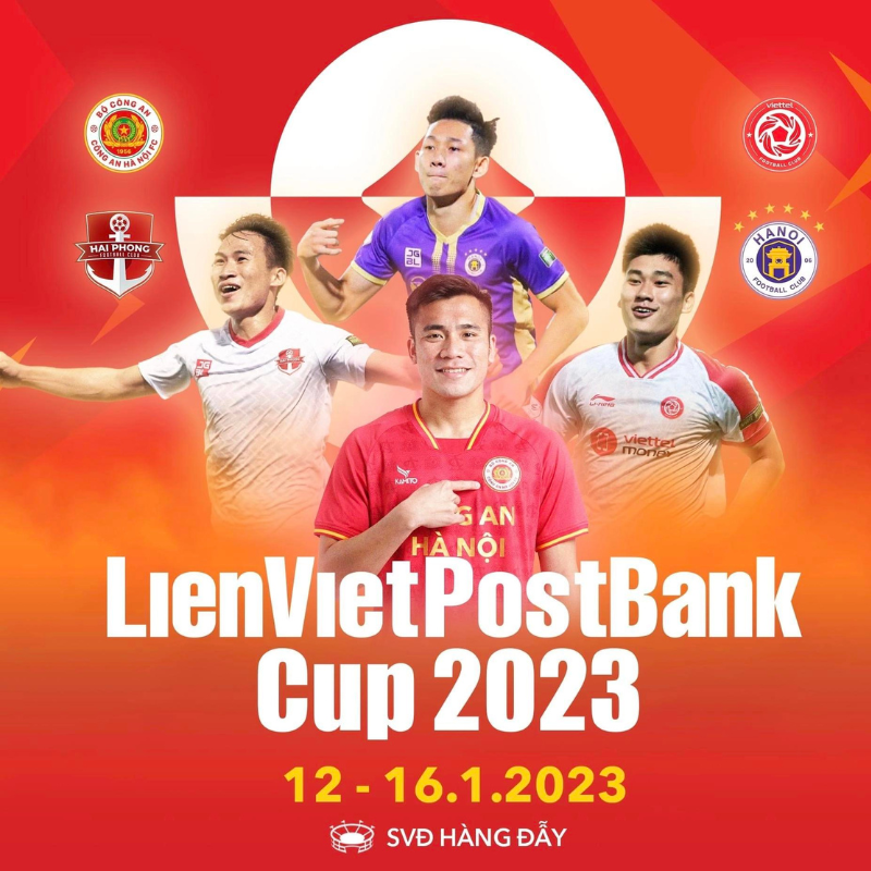 Giải tứ hùng LienVietPostBank Cup 2023 khởi tranh trên SVĐ Hàng Đẫy