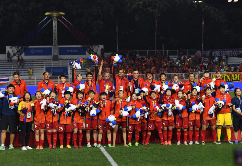 Bóng đá nữ Việt Nam hướng tới mục tiêu bảo vệ thành công tấm HCV của SEA Games