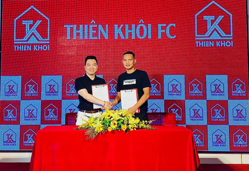 Tiền vệ Bùi Văn Thắng trở thành tân HLV của FC Thiên Khôi