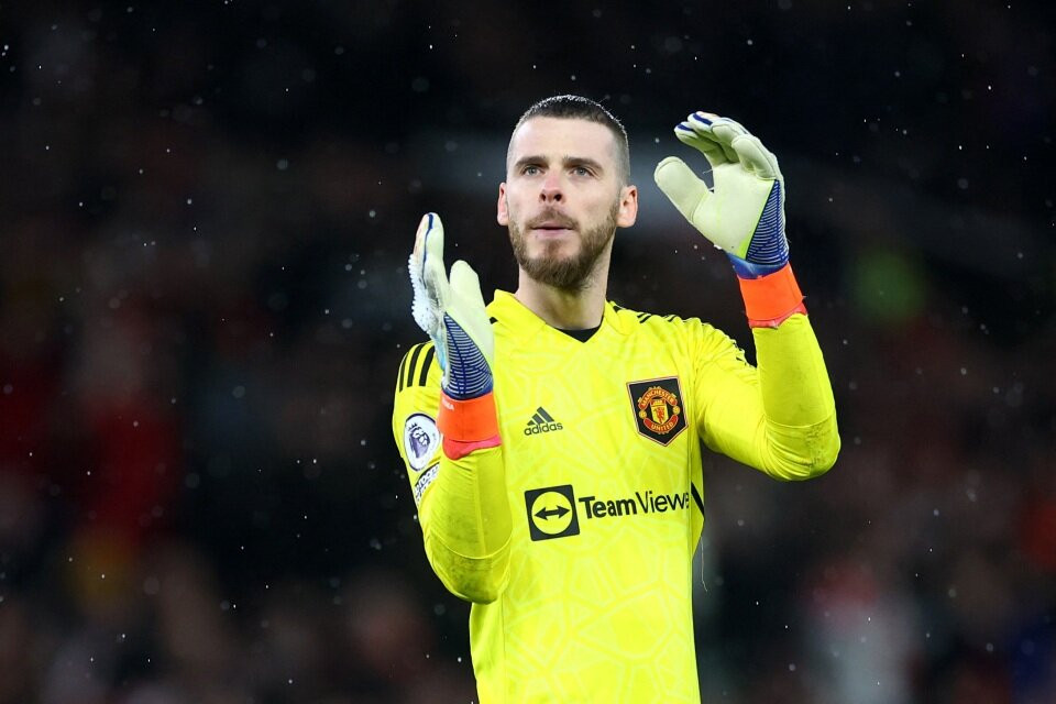 De Gea đã trở thành cầu thủ ra sân nhiều thứ 10 cho Manchester United