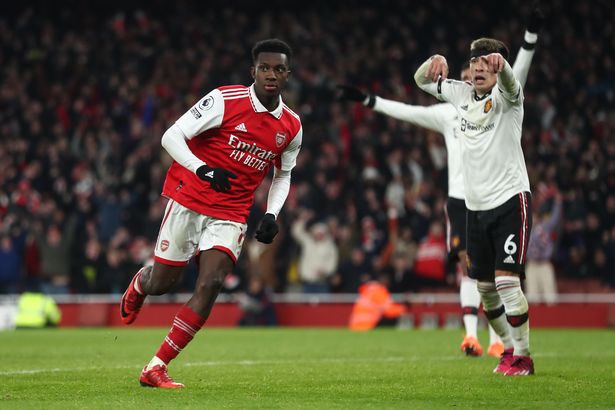 Eddie Nketiah lập cú đúp cho Pháo thủ