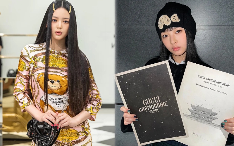 Hanni xuất sắc trở thành đại sứ thương hiệu của Gucci