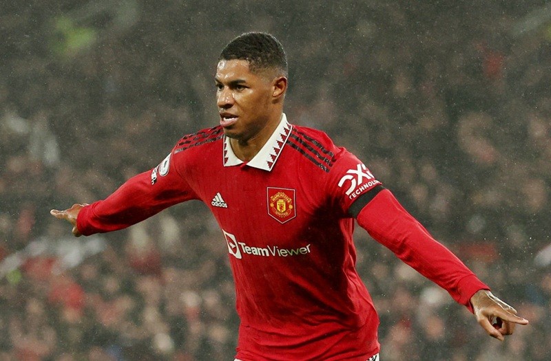 Rashford đang có phong độ ấn tượng khi ghi 10 bàn trong 11 trận gần nhất cho Quỷ đỏ