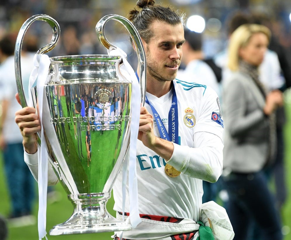 Sự nghiệp của Bale đạt đỉnh cao trong màu áo Real Madrid với 5 chức vô địch Champions League