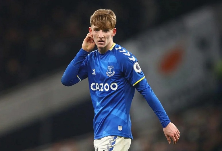 Everton đồng ý để Anthony Gordon ra đi 