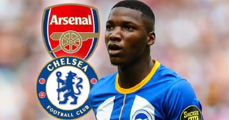 Moises Caicedo trở thành mục tiêu cạnh tranh của Arsenal và Chelsea