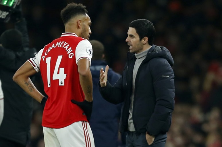 Huấn luyện viên Arteta sẵn sàng để Aubameyang ra đi