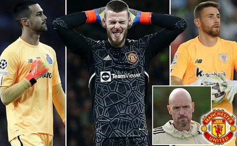 Erik ten Hag chuẩn bị nhiều sự thay thế cho David de Gea