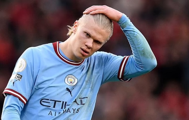 Erling Haaland bắt đầu gặp khó cùng Manchester City