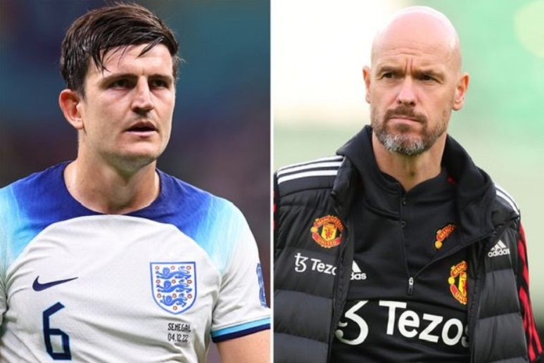 Harry Maguire bị hạn chế ra sân dưới thời Erik ten Hag