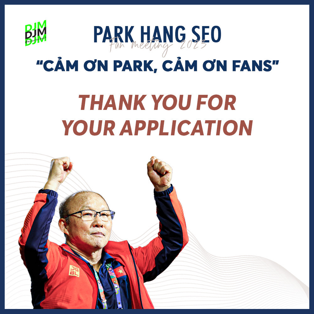 Thầy Park Hang Seo chính là cầu nối tuyệt vời cho tình bạn giữa Việt Nam và Hàn Quốc