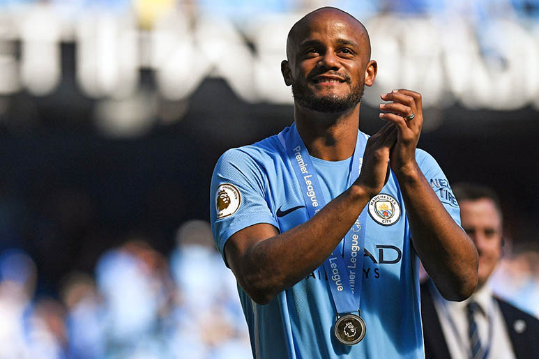 Kompany chơi cho Manchester City