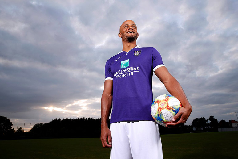 Vincent Kompany khoác áo Anderlecht 