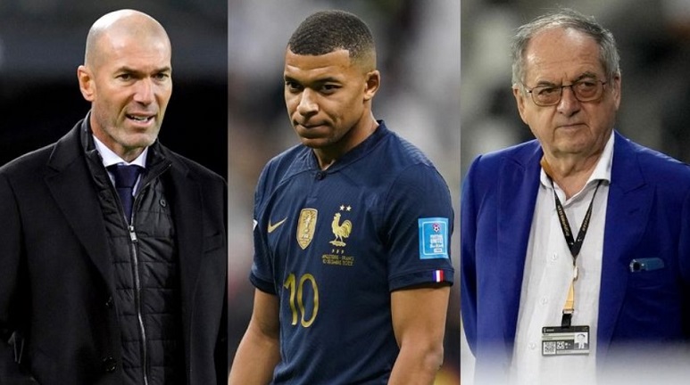 Mbappe bảo vệ Zinedine Zidane sau khi bị chủ tịch LĐBĐ Pháp từ chối