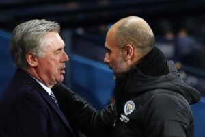 Ancelotti và Pep là 2 cái tên quen thuộc