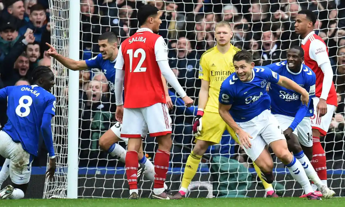 Bàn thua của Arsenal trước Everton