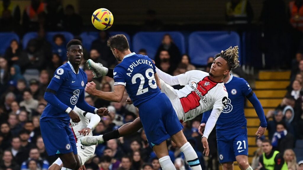 Chelsea thua Southampton vào chiều thứ Bảy