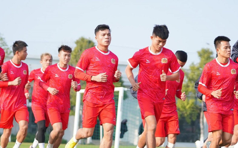 CAHN tích cực tập luyện trước màn đối đầu Viettel ở vòng 3 V-League 2023