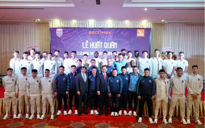 CLB Becamex Bình Dương tổ chức lễ xuất quân sẵn sàng cho V-League 2023