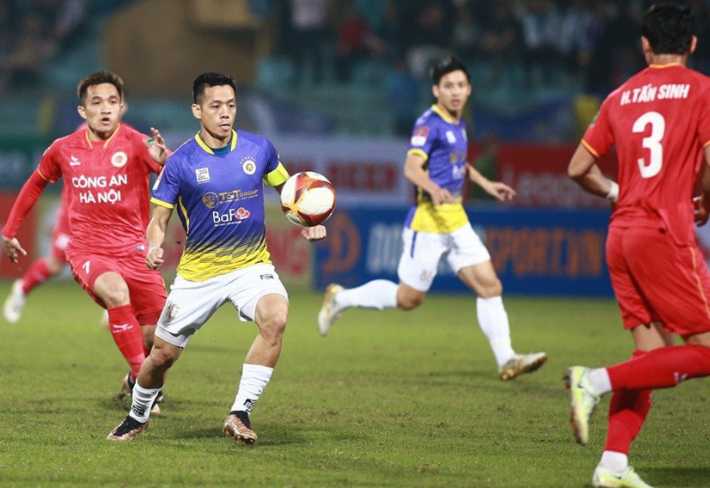 Trận đấu hấp dẫn và căng thẳng giữa Hà Nội và CAHN tại vòng 2 V-League 2023