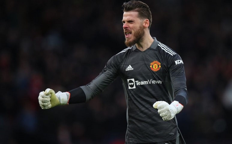 David de Gea cân bằng kỷ lục của huyền thoại Manchester United