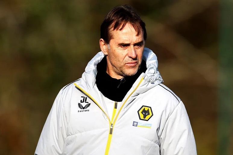 Huấn luyện viên Julen Lopetegui gặp khó tại Wolves