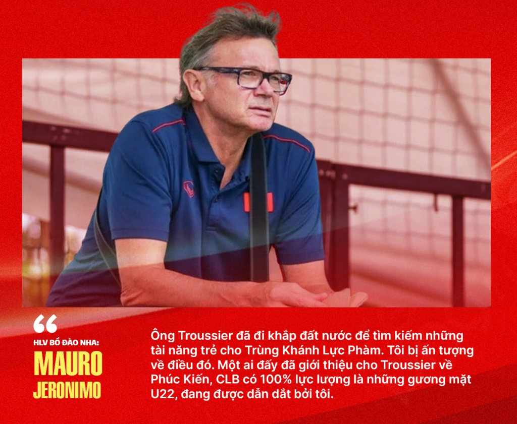 Cuộc gặp gỡ giữa Mauro Jeronimo và HLV Philippe Troussier trước khi cả hai cùng đến Việt Nam vào 2019