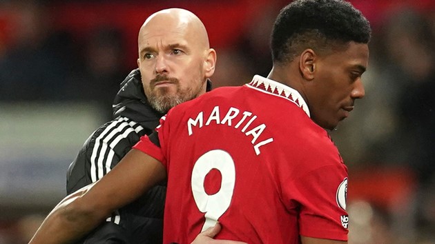 Erik ten Hag nói về tương lai của Anthony Martial