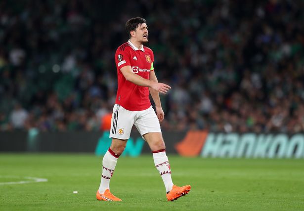 Harry Maguire đã phải vật lộn để chen chân vào đội hình xuất phát của Erik ten Hag