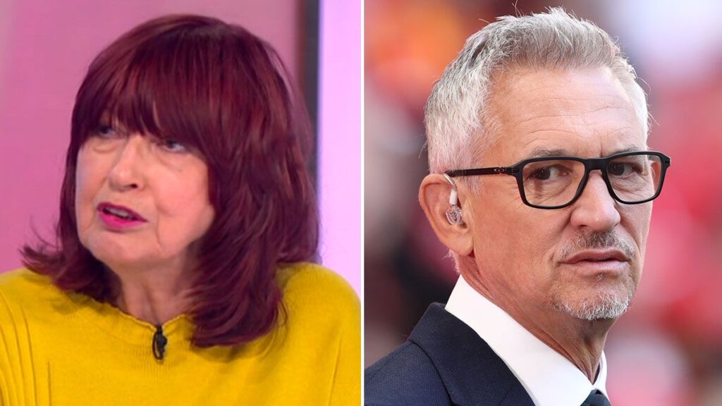 Janet Street-Porter của Loose Women đã thảo luận về tranh cãi về tính công bằng giữa BBC và Gary Lineke