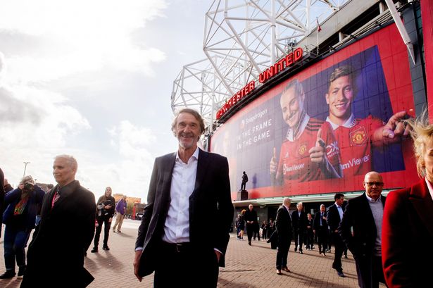 Ngài Jim Ratcliffe đã đến thăm Old Trafford vào thứ Sáu tuần trước 