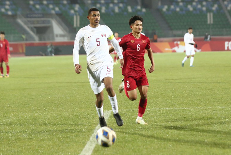 Diễn biến hiệp một giữa U20 Qatar và U20 Việt Nam tại “bảng đấu tử thần”