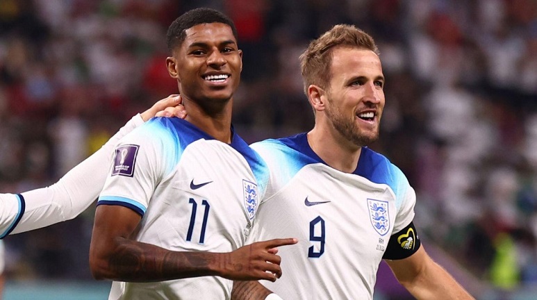 Harry Kane cạnh tranh với Rashford trên hàng công đội tuyển Anh