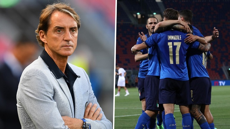 Huấn luyện viên Roberto Mancini khẳng định đội tuyển Ý có quá ít lựa chọn