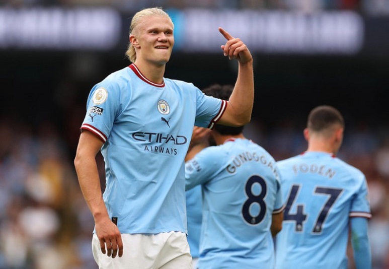 Erling Haaland giúp Manchester City có chiến thắng quan trọng