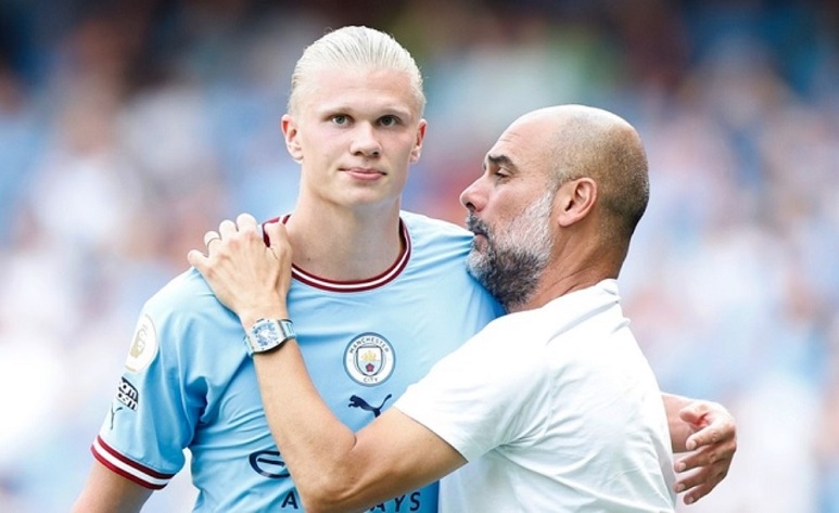 Huấn luyện viên Pep Guardiola tin rằng Erling Haaland sẽ gắn bó với Manchester City